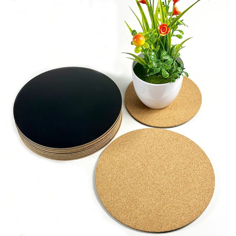 Coaster Sublimation Blank - 2/4 Stück/Set Küchen-Isolierunterlagen aus Kork und