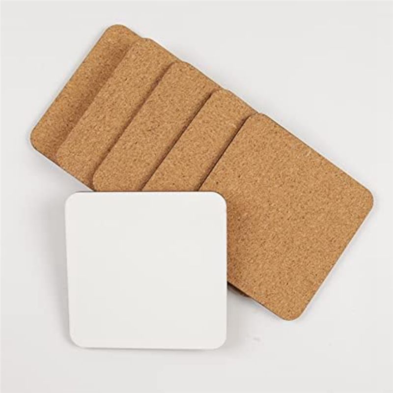 Coaster Sublimation Blank - BHBL 12 Stück Sublimations-Quadrat-Untersetzer Rohlinge, MDF-Rohlinge,