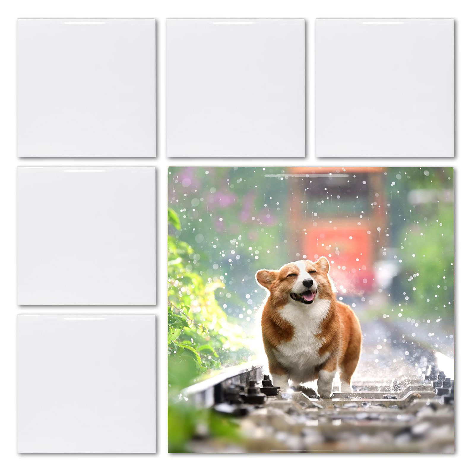 Ceramic Tile Blank - 20 Stück 4,25