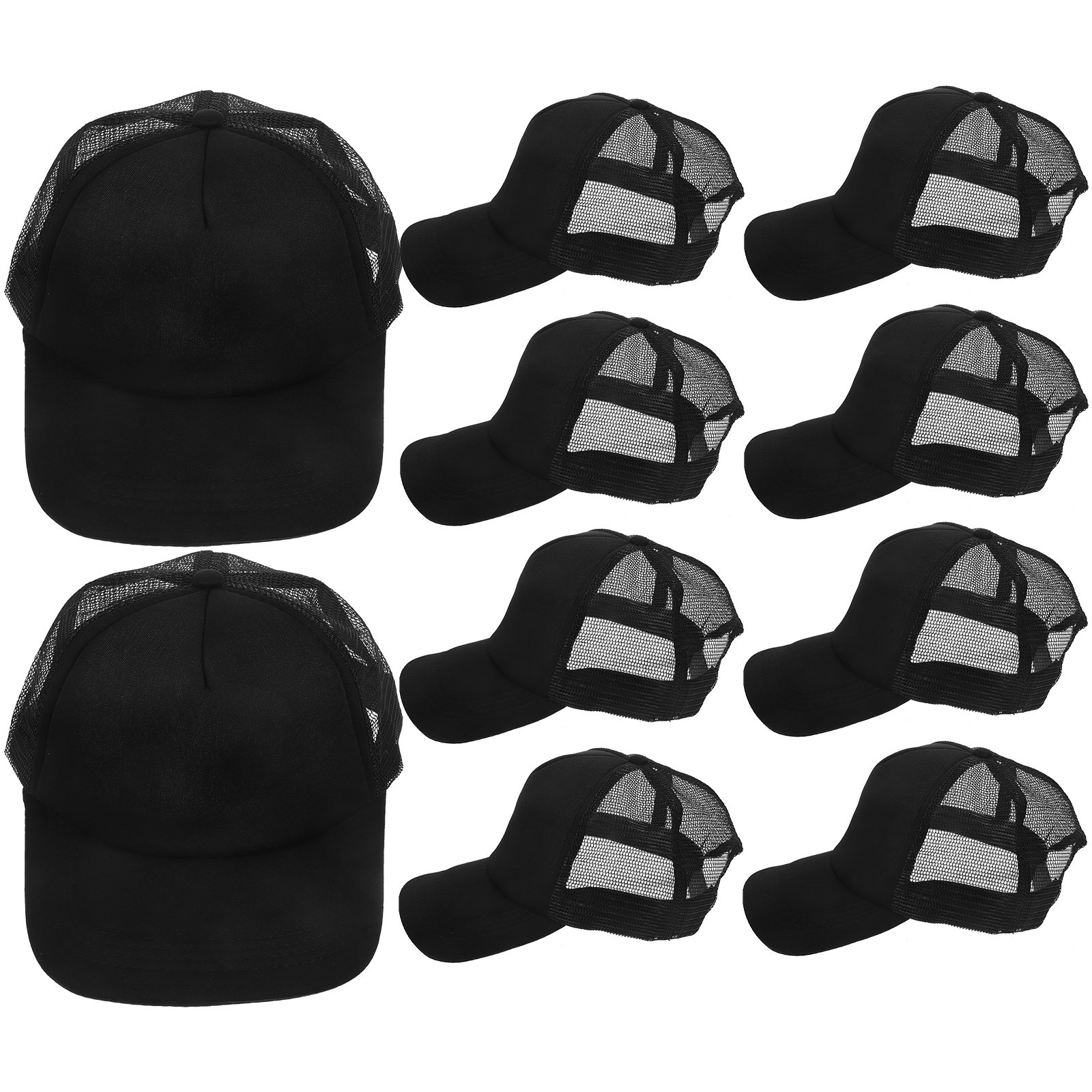 Hat Sublimation Blank - 10 Stück Leere Mesh-Baseballkappen DIY Sublimationshut