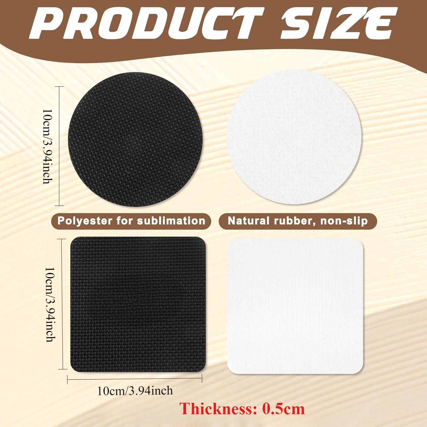 10-teiliges Sublimations-Unter – Coaster Sublimation Blank Bewertung und Preis