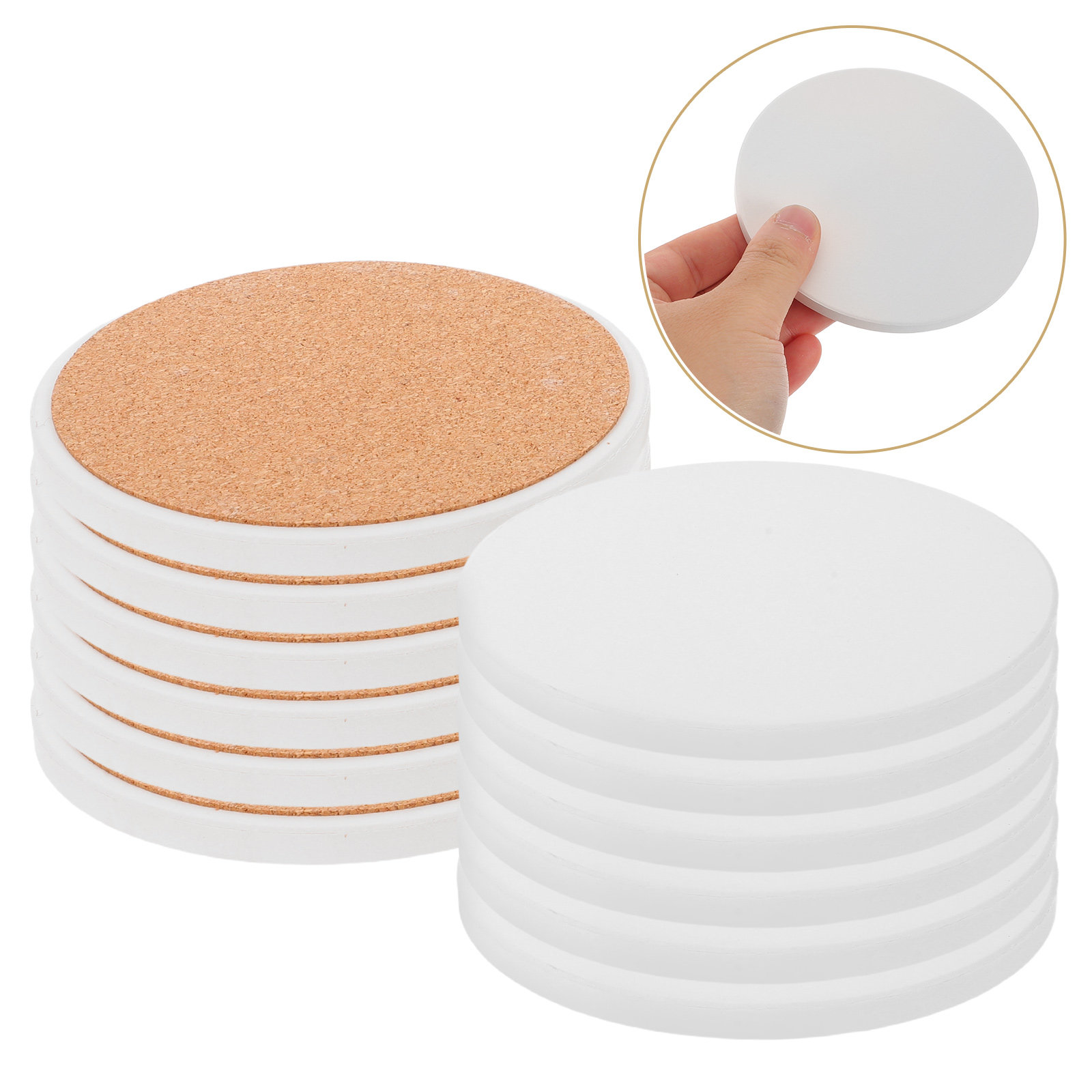 12 Stück Kreative Getränkeunte – Coaster Sublimation Blank Bewertung und Preis